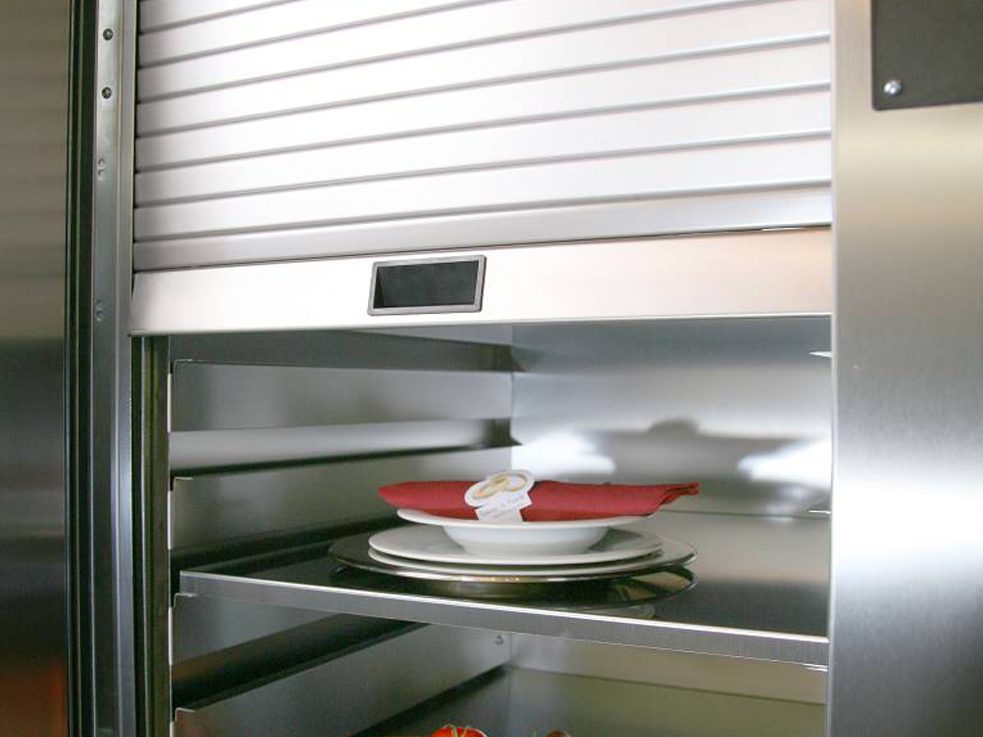 Dumbwaiter with Roller Shutter.